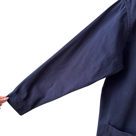 Cabin Creek Button Up Chore Coat Jacket Size M Blue Cabincore Outdoors Minimal - Picture 6 of 10
